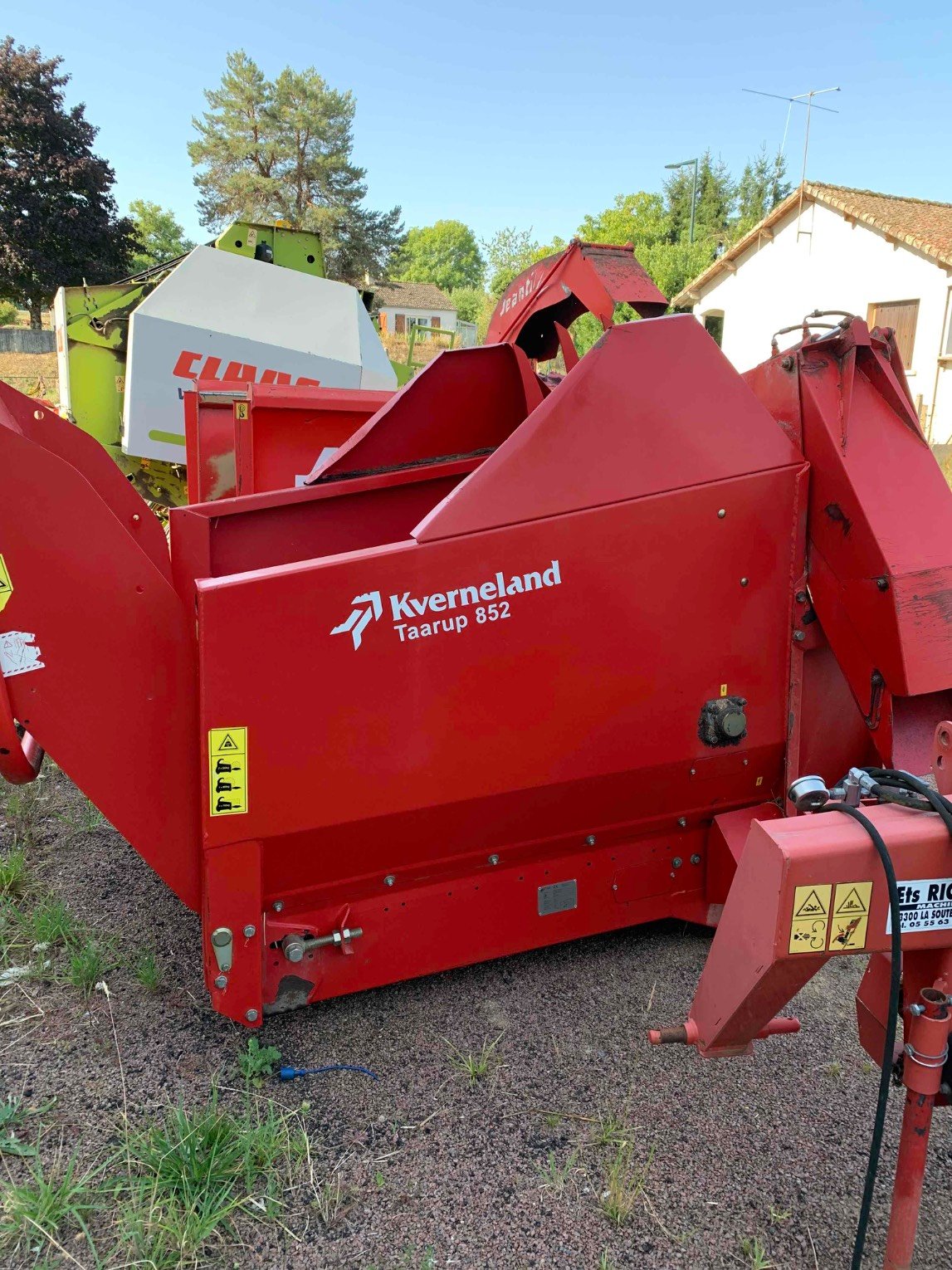 Pailleuse Kverneland KT852E