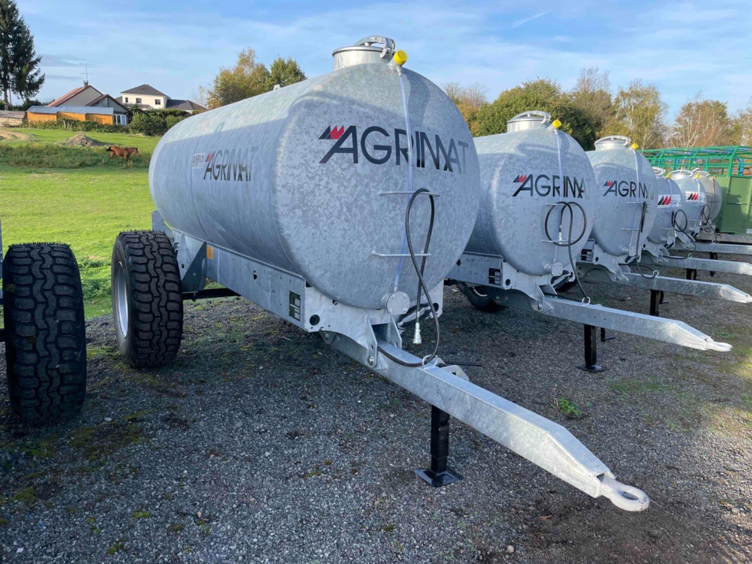 Tonne à eau Tonne à eau Agrimat 4000L intégrée