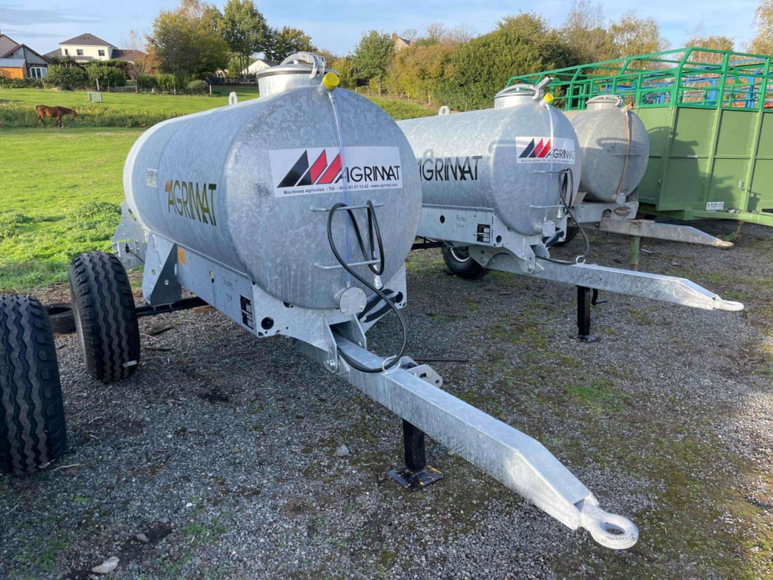 Tonne à eau Tonne à eau Agrimat 2000L intégrée