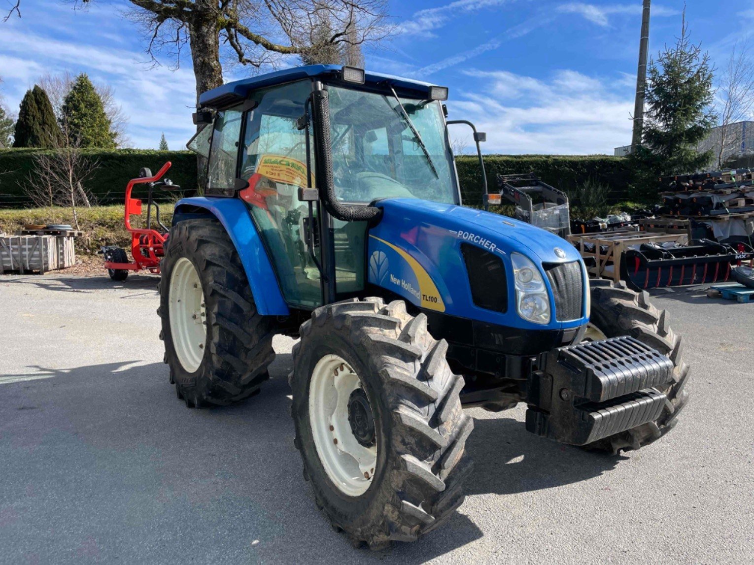 Tracteur agricole Tracteur agricole New Holland TL100A
