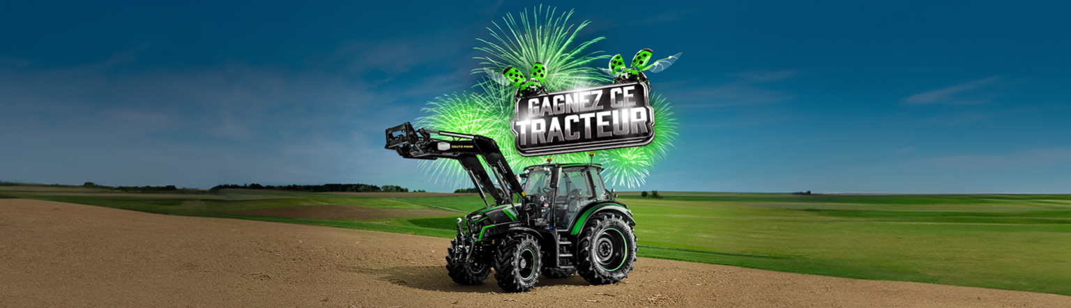 Tentez de gagner un tracteur Deutz-Fahr 6.4 TTV au Sommet de l’Élevage !
