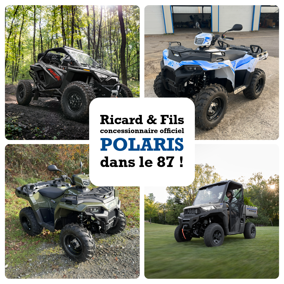 Ricard & Fils devient concessionnaire officiel POLARIS dans le 87 !