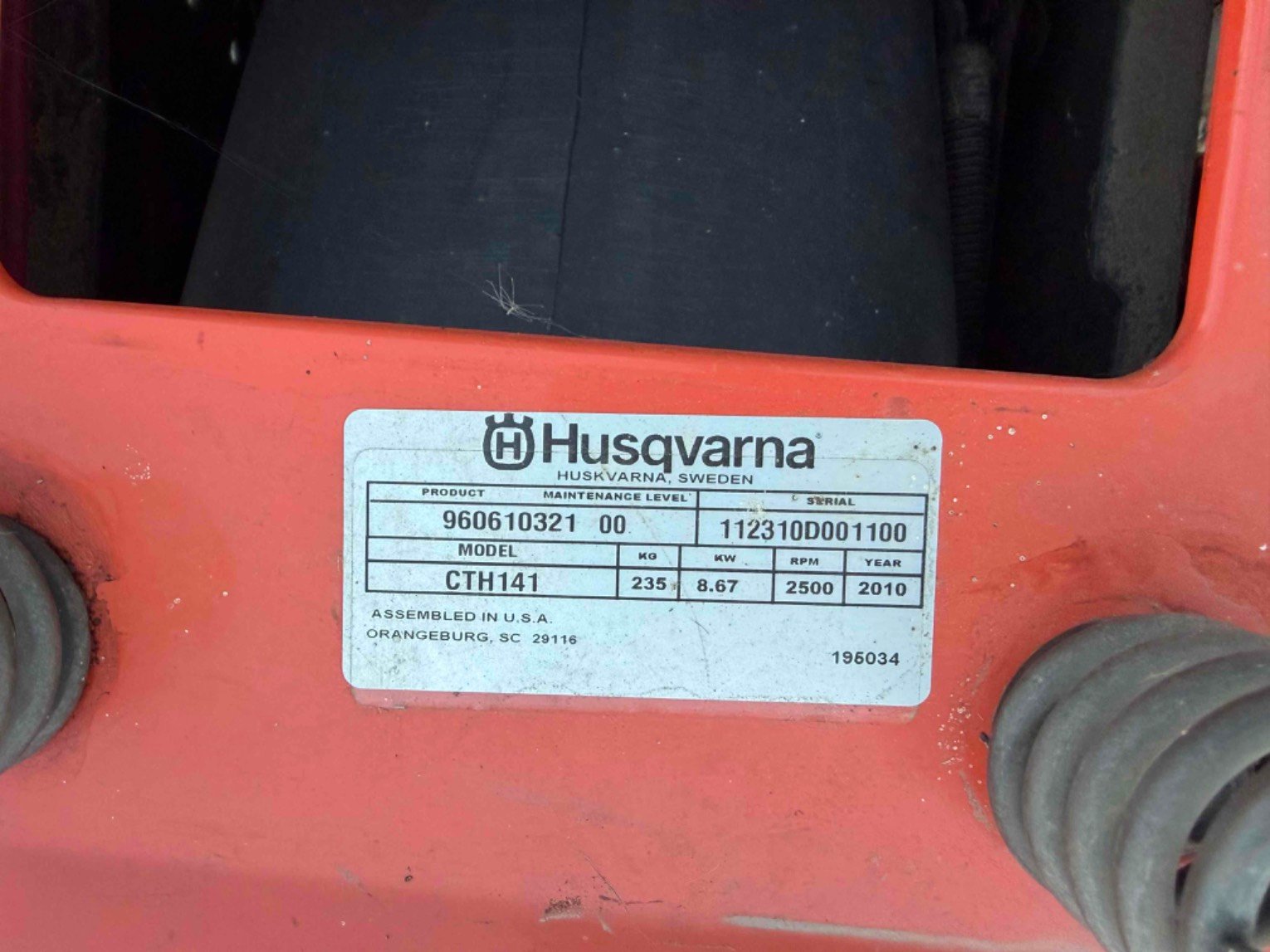 Tondeuse poussée et tractée Husqvarna CTH141