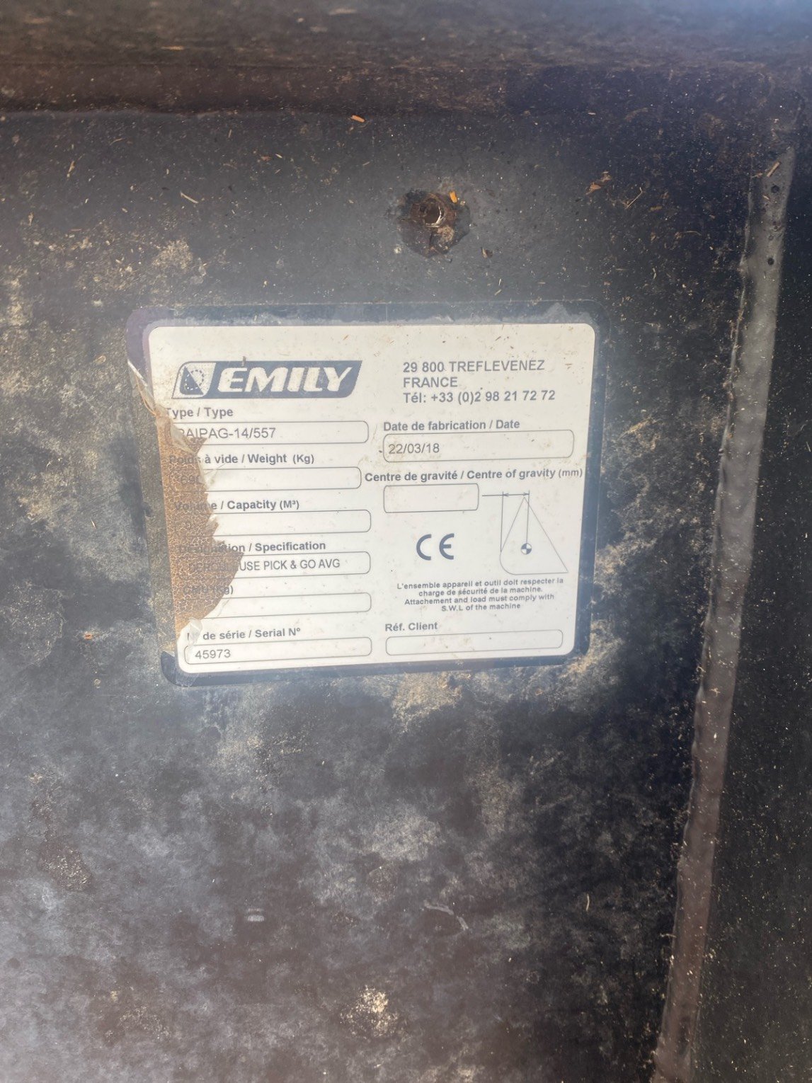 Dérouleuse de balle Emily PAI3PTADEM