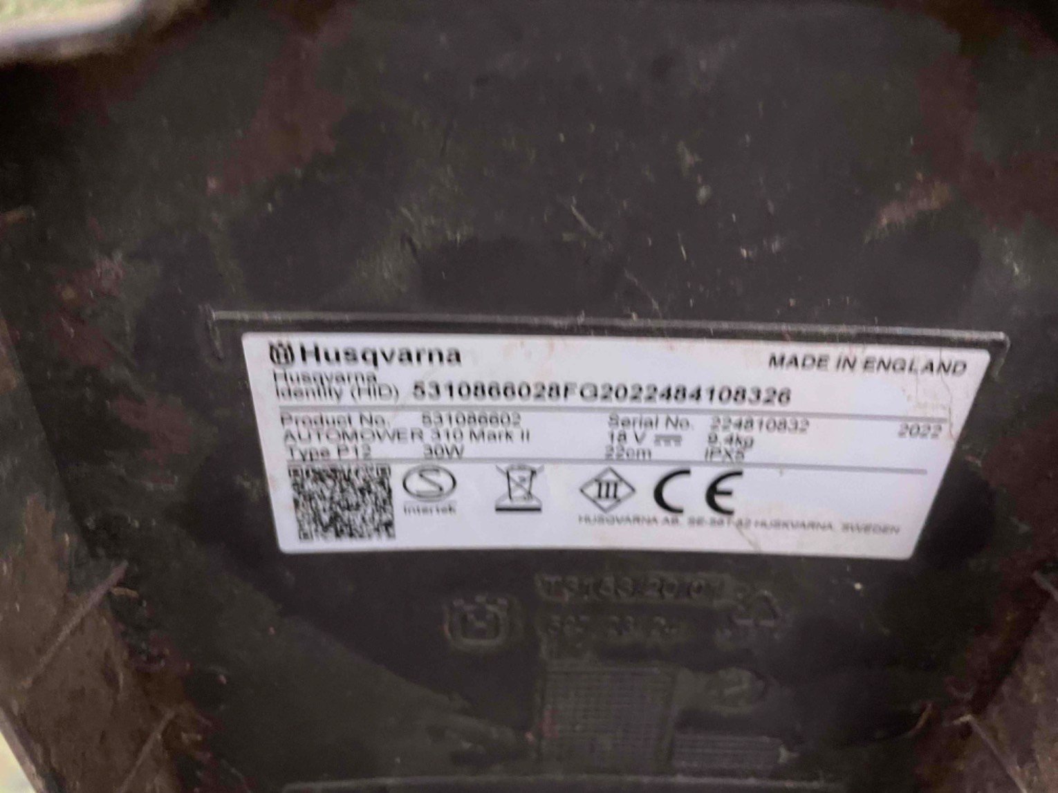 Robot de tonte Husqvarna Automower 310MII