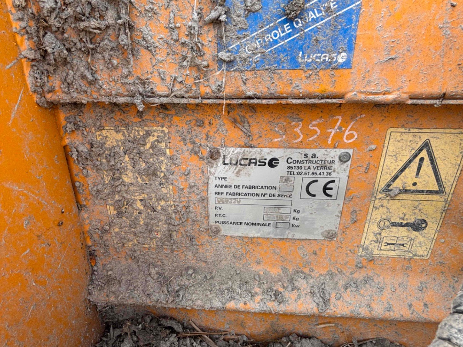 Désileuse Lucas silogrif 2001