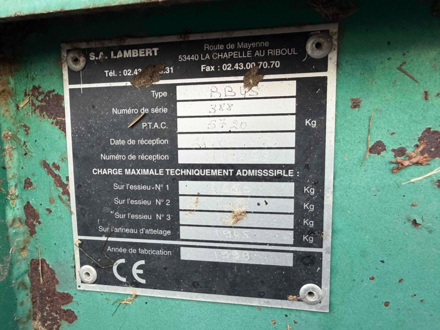 Bétaillère Lambert RB 45