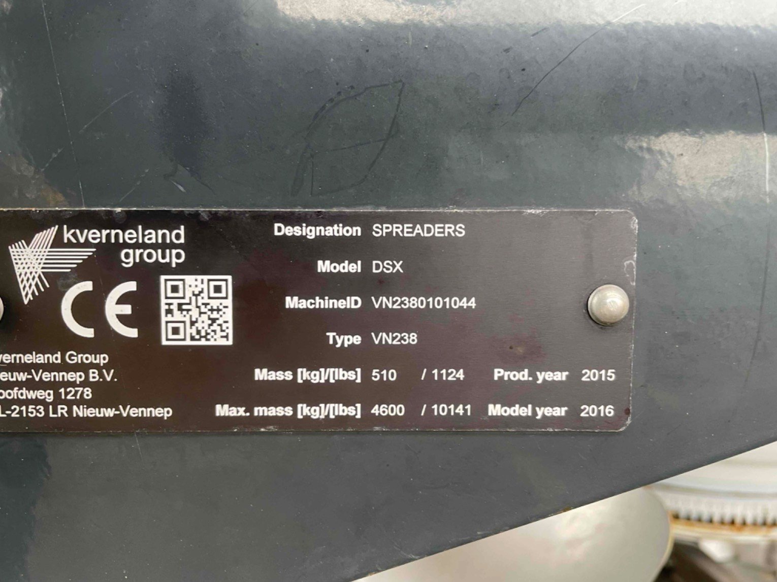 Distributeur d'engrais Kubota DSX-W2800