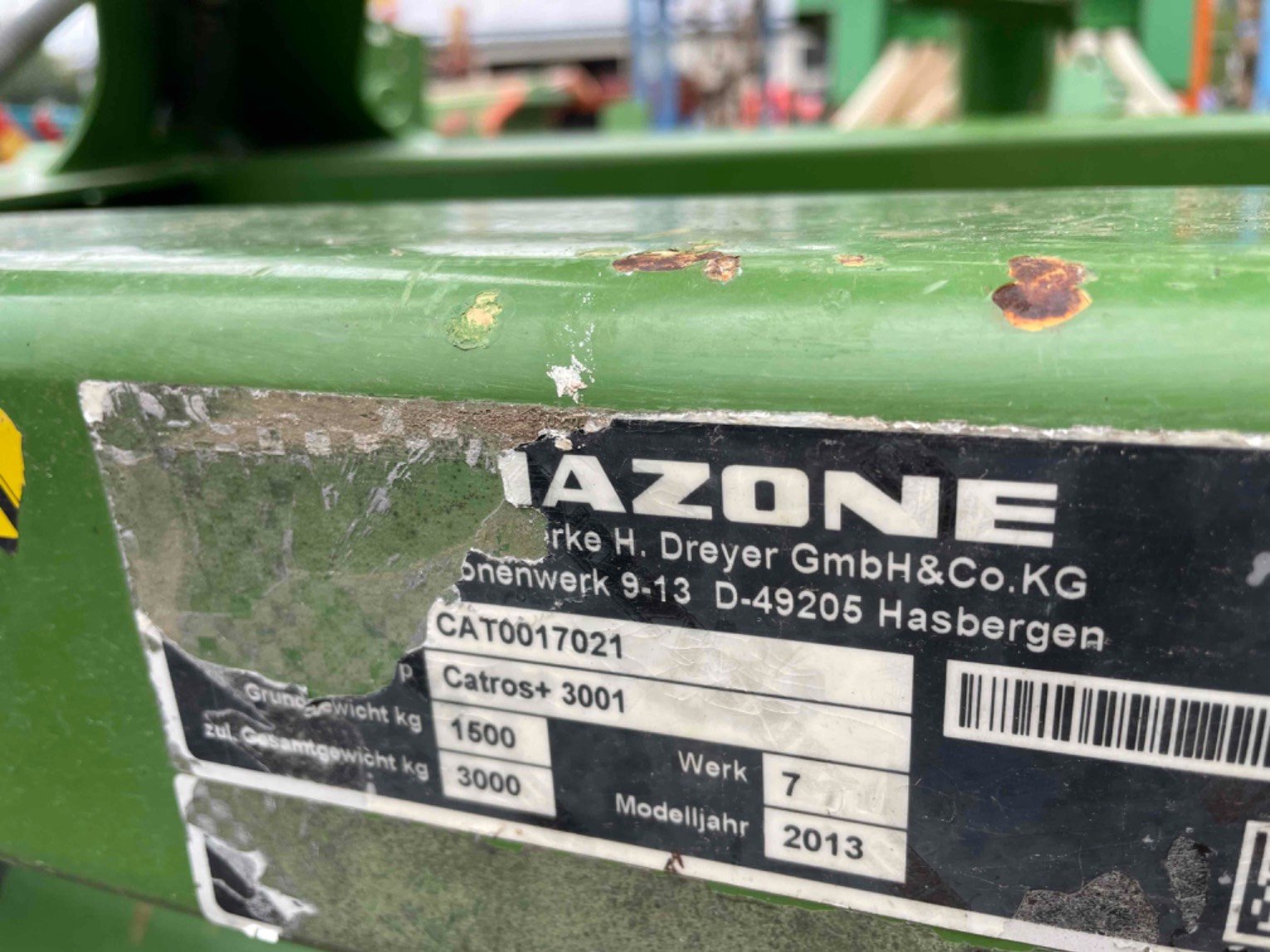 Déchaumeur Amazone Catros 3001