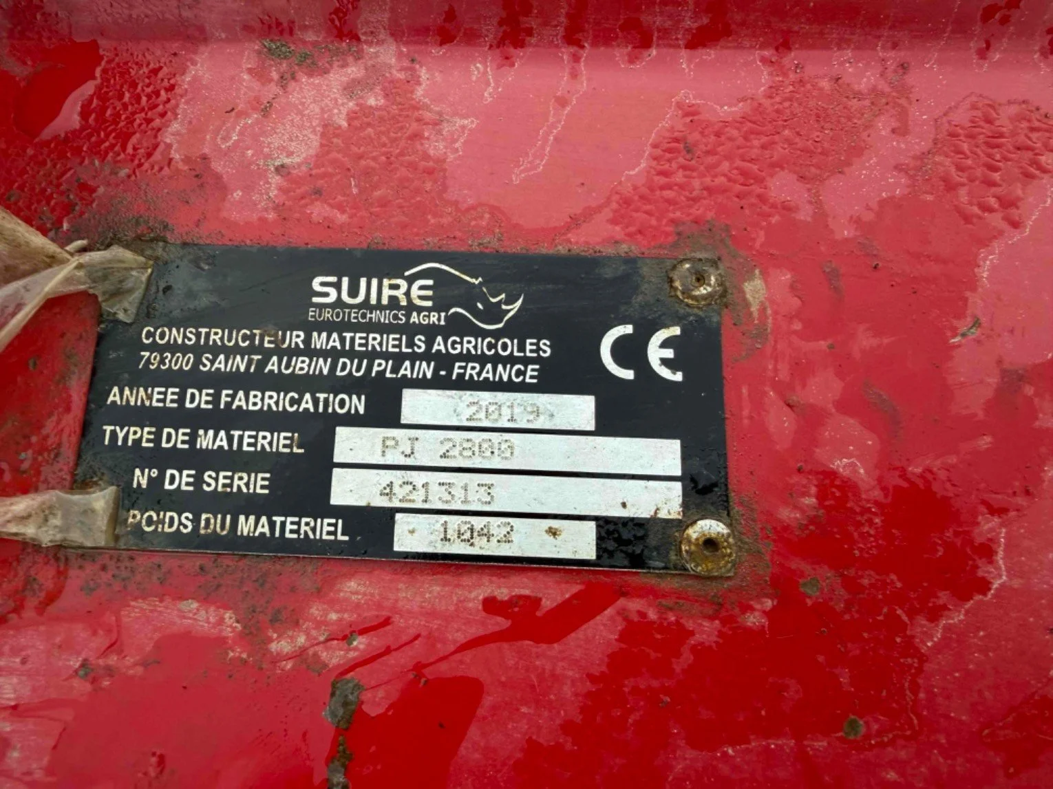 Broyeur à axe horizontal Suire PJ2800