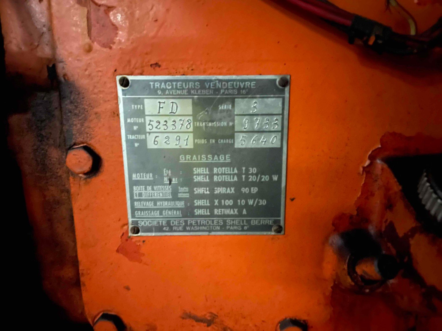 Tracteur agricole Allis Chalmers FD3