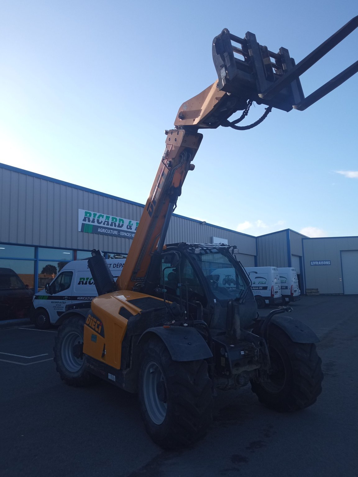 Chariot télescopique agricole Dieci agri plus 42.7 vs ev 02