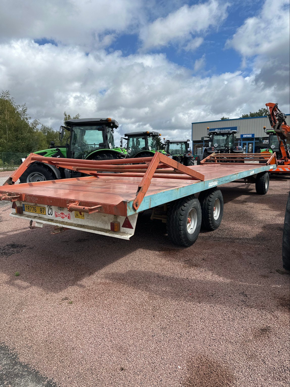 Plateau fourrager Masson GT10.10